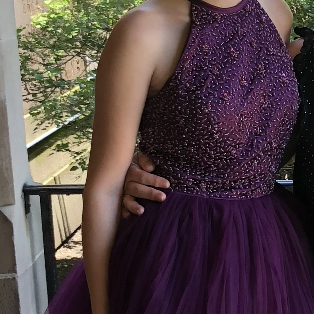 Purple Cocktail Dress